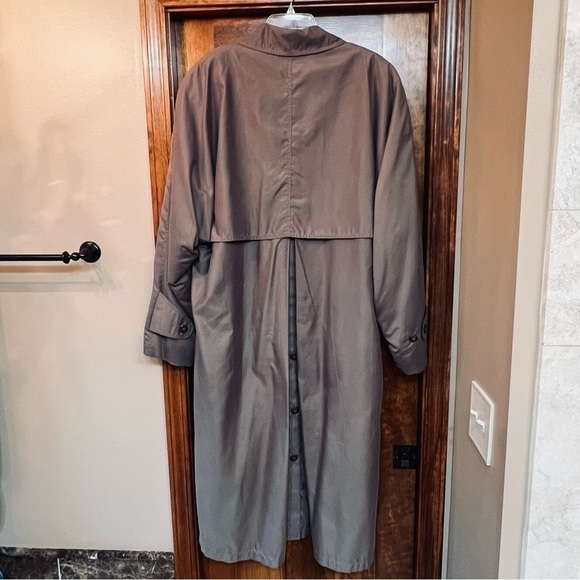 Bachrach Trench Coat Rain Coat Over Coat Removable Liner Sz 42R EUC No‎ Belt - Picture 2 of 14